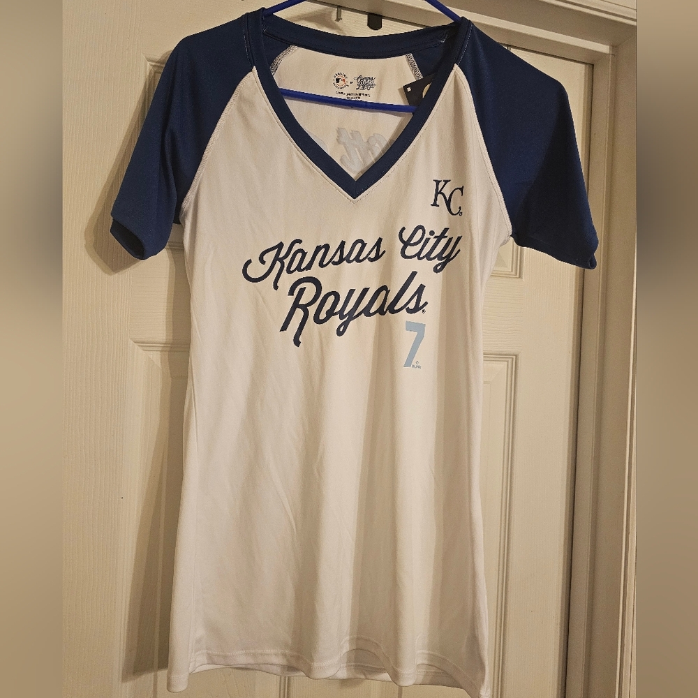 NWT Kansas City Royals Bobby Witt Jr. #7 T-shirt.  Size:XS.